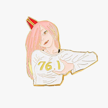 Chainsaw Man Power Breast Enamel Pin - Aesthetic Clothes Shop Chainsaw Man Power Breast Enamel Pin - Aesthetic Clothes Shop