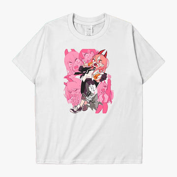 Chainsaw Man Power Cute Aesthetic T-Shirt - Aesthetic Clothes Shop Chainsaw Man Power Cute Aesthetic T-Shirt - Aesthetic Clothes Shop