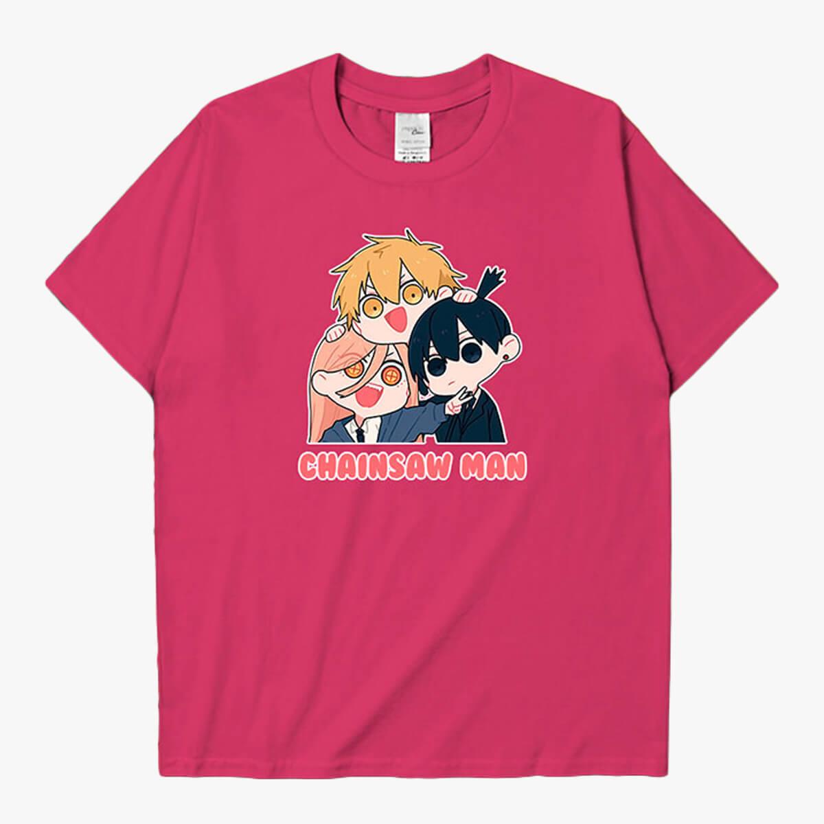 Chainsaw Man Power Denji Aki Kawaii T-Shirt - Aesthetic Clothes Shop Chainsaw Man Power Denji Aki Kawaii T-Shirt - Aesthetic Clothes Shop