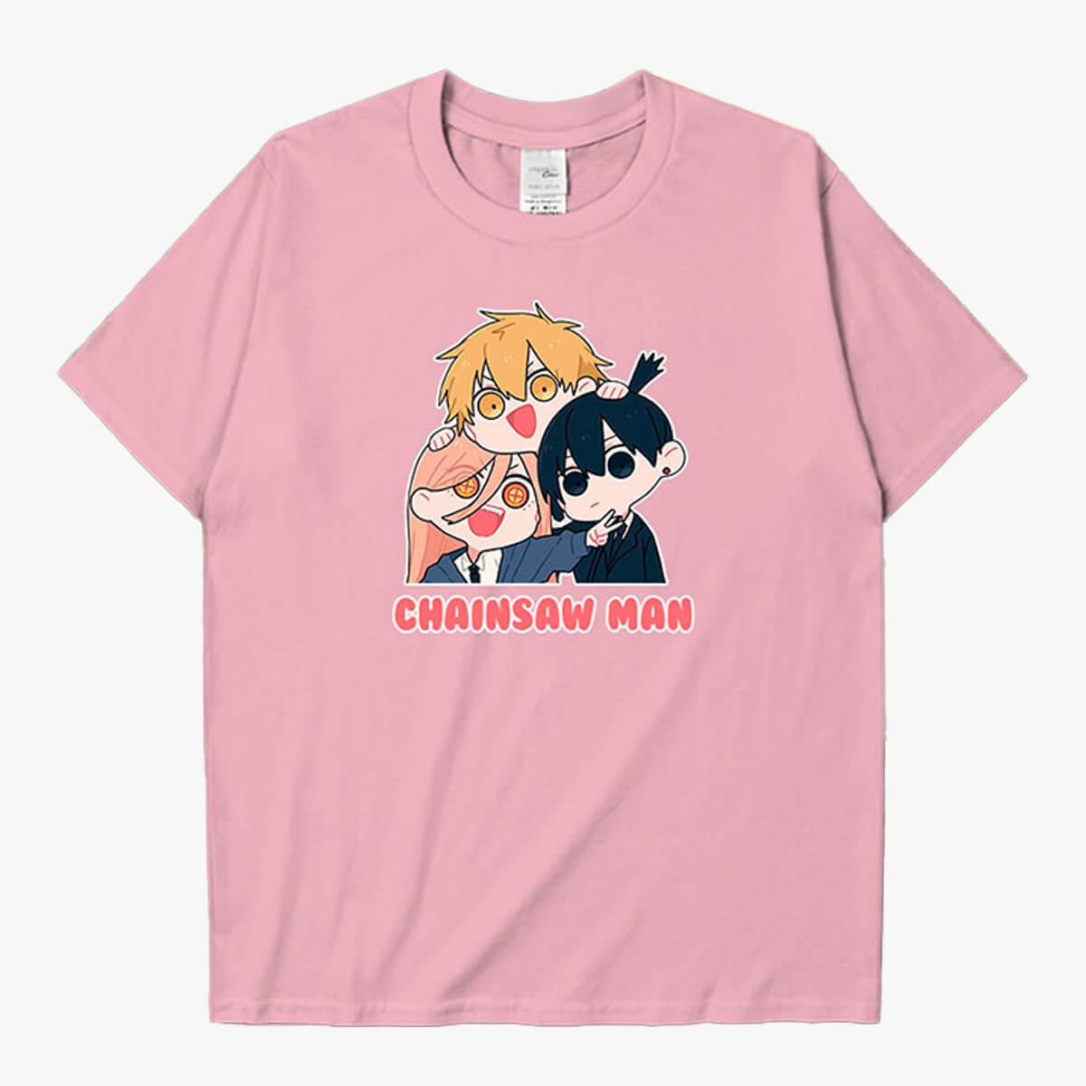 Chainsaw Man Power Denji Aki Kawaii T-Shirt - Aesthetic Clothes Shop Chainsaw Man Power Denji Aki Kawaii T-Shirt - Aesthetic Clothes Shop