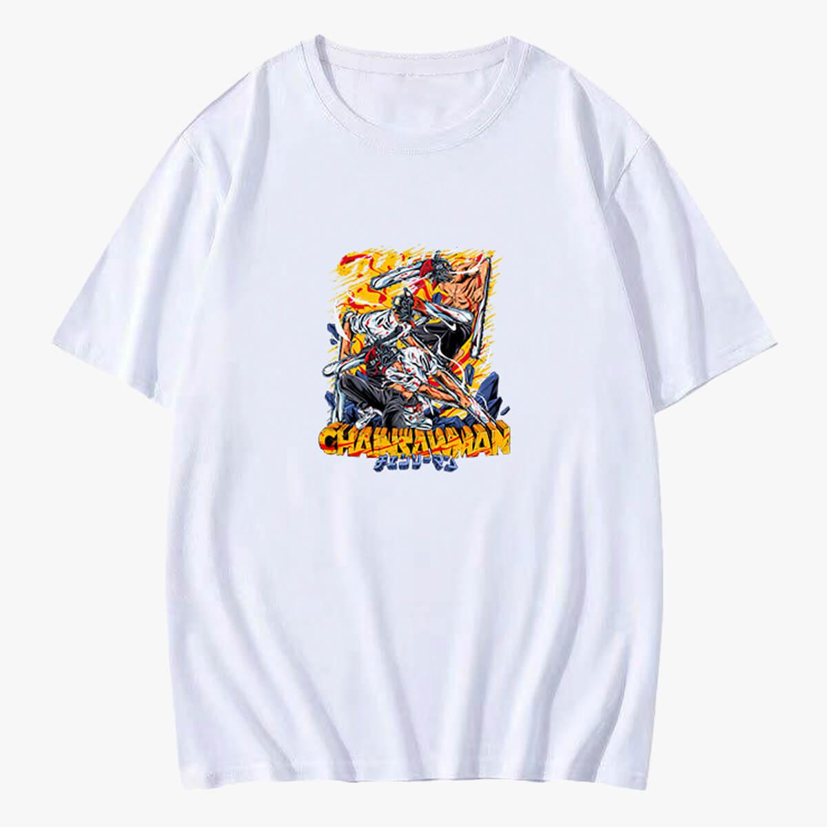 Chainsaw Man Retro Devil Denji T-Shirt - Aesthetic Clothes Shop Chainsaw Man Retro Devil Denji T-Shirt - Aesthetic Clothes Shop