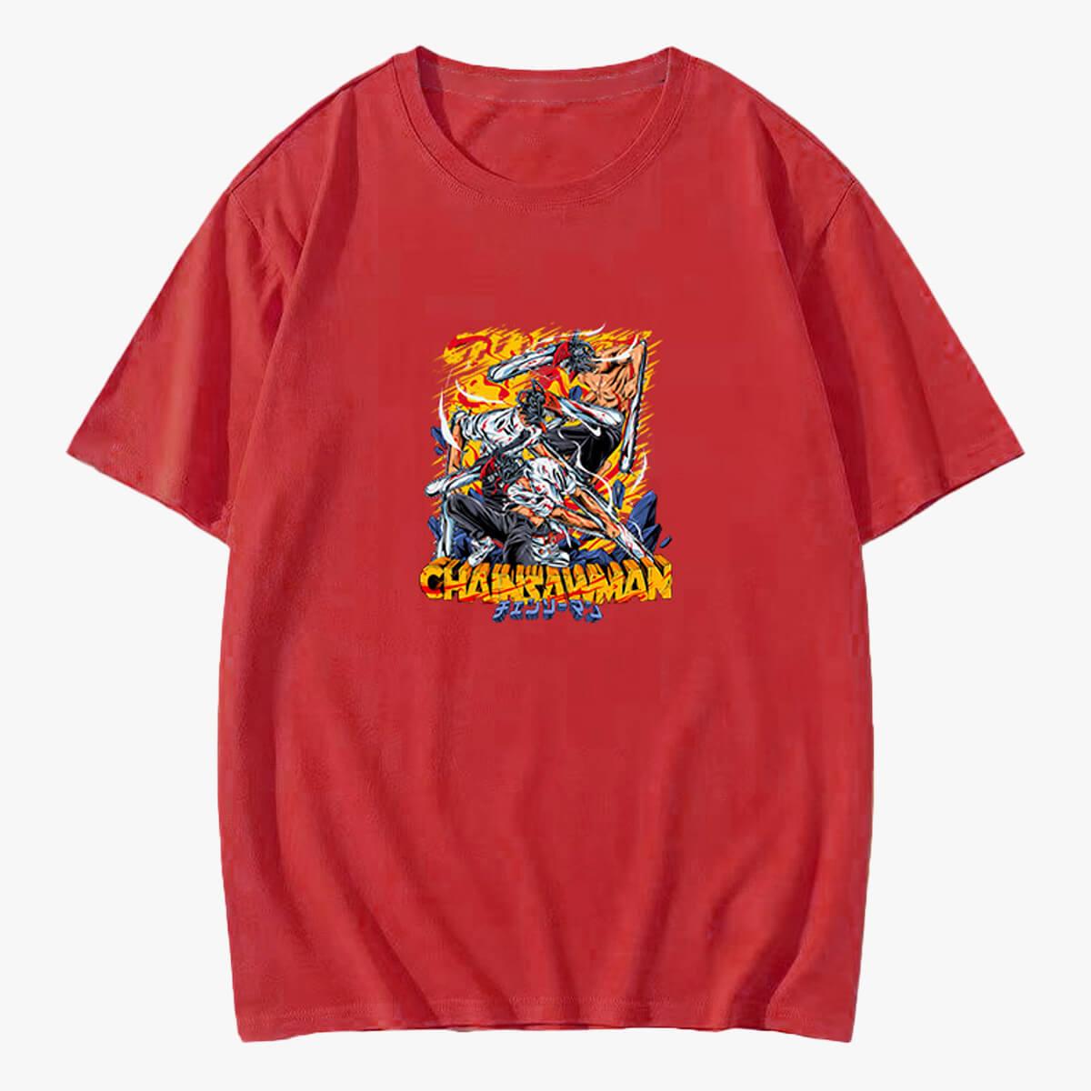 Chainsaw Man Retro Devil Denji T-Shirt - Aesthetic Clothes Shop Chainsaw Man Retro Devil Denji T-Shirt - Aesthetic Clothes Shop
