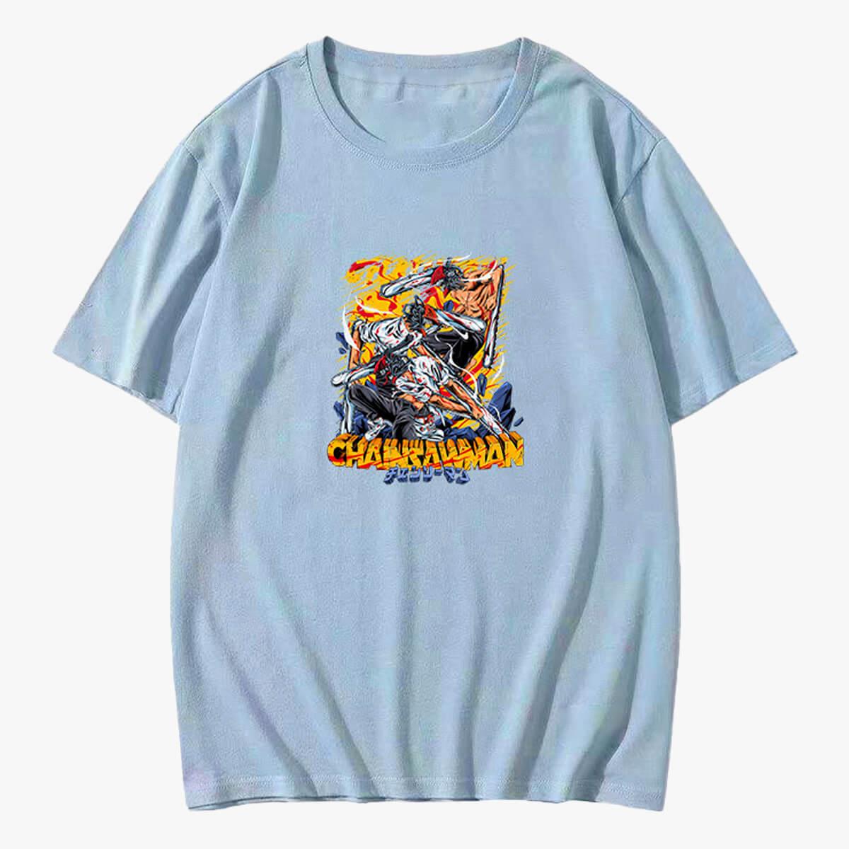 Chainsaw Man Retro Devil Denji T-Shirt - Aesthetic Clothes Shop Chainsaw Man Retro Devil Denji T-Shirt - Aesthetic Clothes Shop