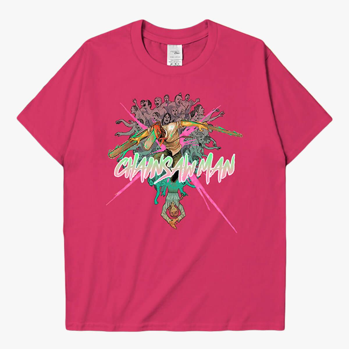 Chainsaw Man T-Shirt Denji Zombies Massacre - Aesthetic Clothes Shop Chainsaw Man T-Shirt Denji Zombies Massacre - Aesthetic Clothes Shop