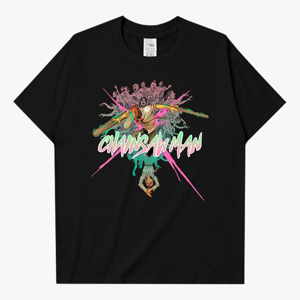 Chainsaw Man T-Shirt Denji Zombies Massacre - Aesthetic Clothes Shop Chainsaw Man T-Shirt Denji Zombies Massacre - Aesthetic Clothes Shop