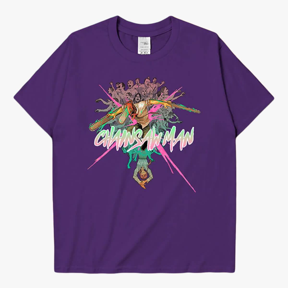 Chainsaw Man T-Shirt Denji Zombies Massacre - Aesthetic Clothes Shop Chainsaw Man T-Shirt Denji Zombies Massacre - Aesthetic Clothes Shop