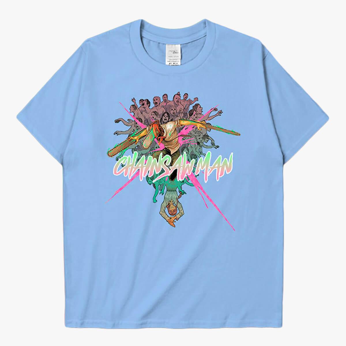 Chainsaw Man T-Shirt Denji Zombies Massacre - Aesthetic Clothes Shop Chainsaw Man T-Shirt Denji Zombies Massacre - Aesthetic Clothes Shop