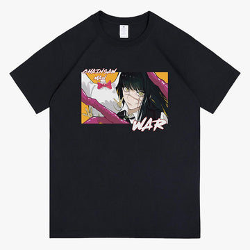 Chainsaw Man Yoru War Anime T-Shirt - Aesthetic Clothes Shop Chainsaw Man Yoru War Anime T-Shirt - Aesthetic Clothes Shop