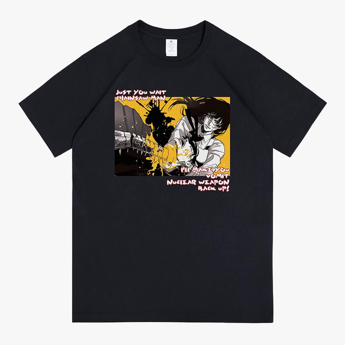 Chainsaw Man Yoru War Devil T-Shirt - Aesthetic Clothes Shop Chainsaw Man Yoru War Devil T-Shirt - Aesthetic Clothes Shop