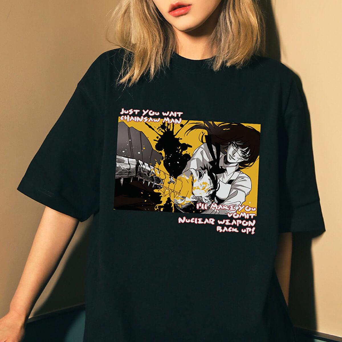 Chainsaw Man Yoru War Devil T-Shirt - Aesthetic Clothes Shop Chainsaw Man Yoru War Devil T-Shirt - Aesthetic Clothes Shop