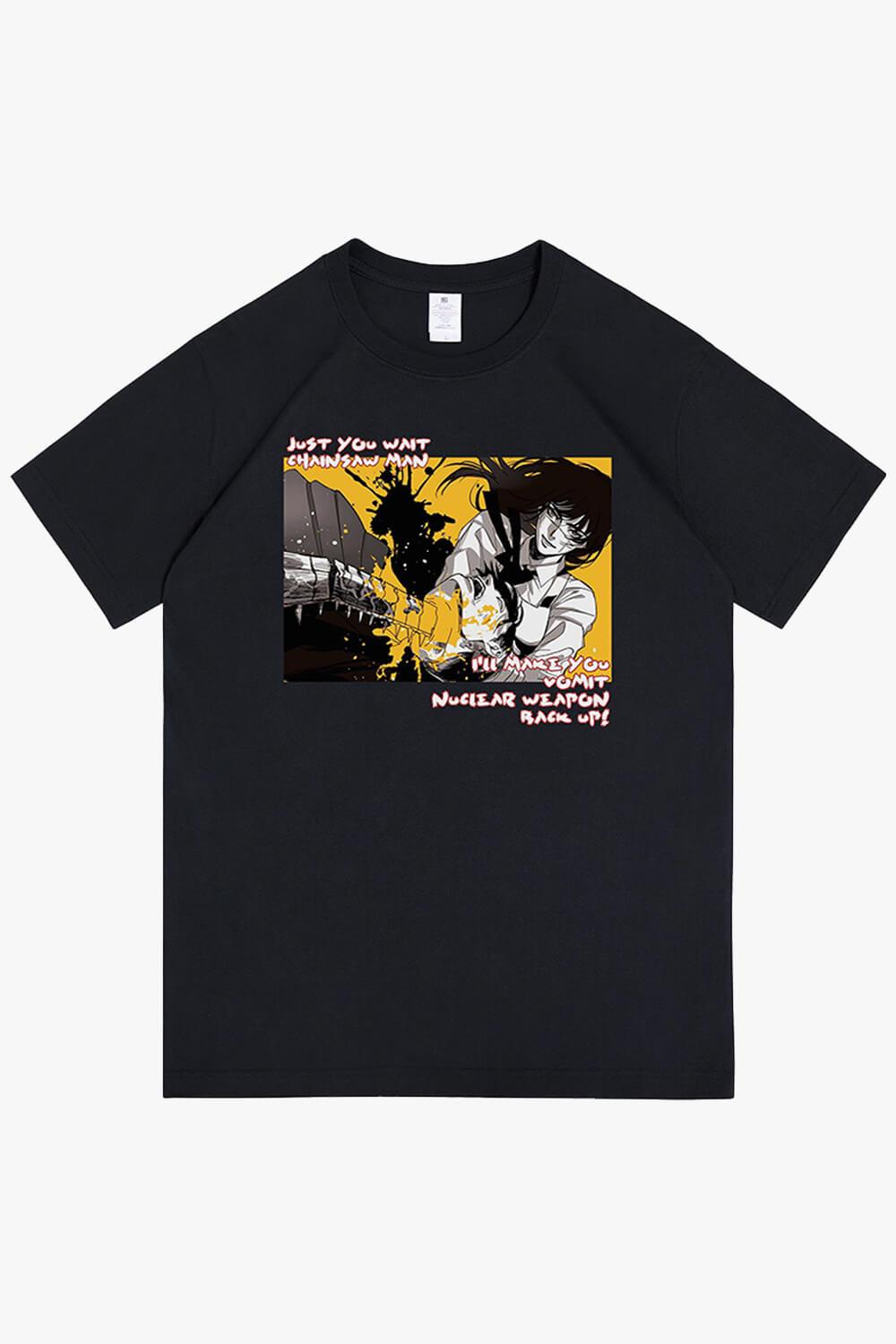 Chainsaw Man Yoru War Devil T-Shirt - Aesthetic Clothes Shop Chainsaw Man Yoru War Devil T-Shirt - Aesthetic Clothes Shop