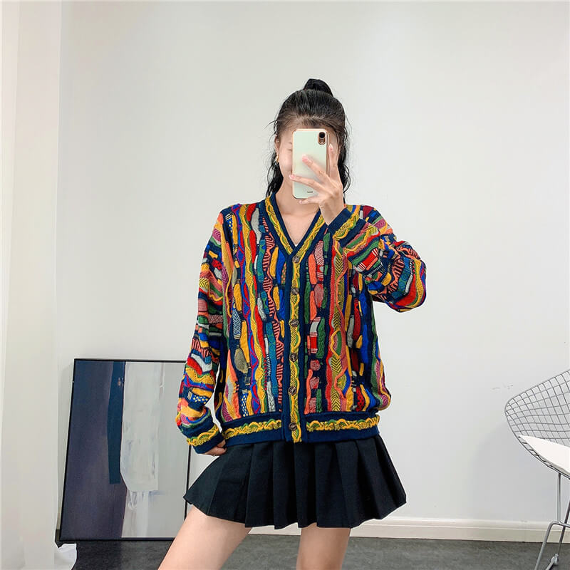 Coogi Cardigan Retro Core Aesthetic Coogi Cardigan Retro Core Aesthetic