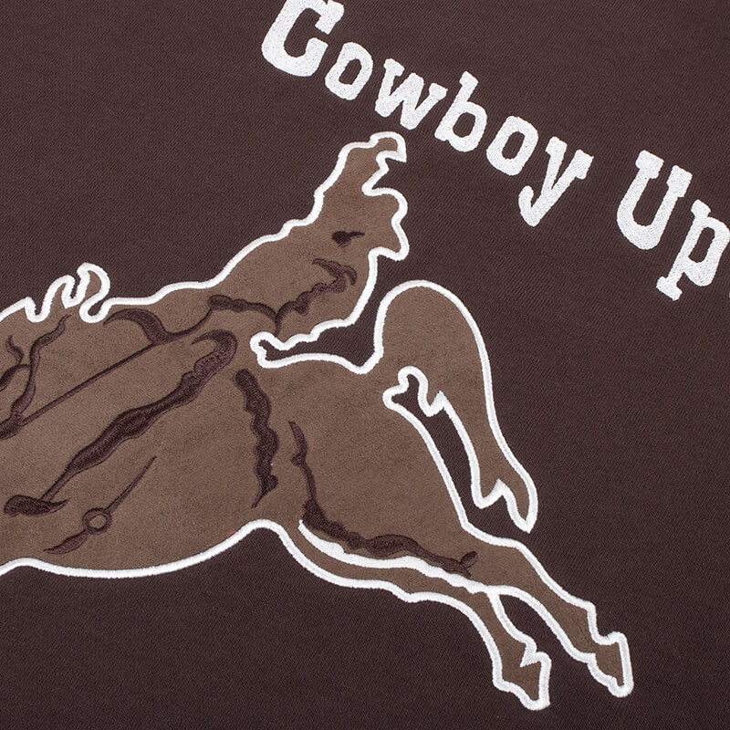 Cowboy Up Brown Sweatshirt Cowboy Up Brown Sweatshirt