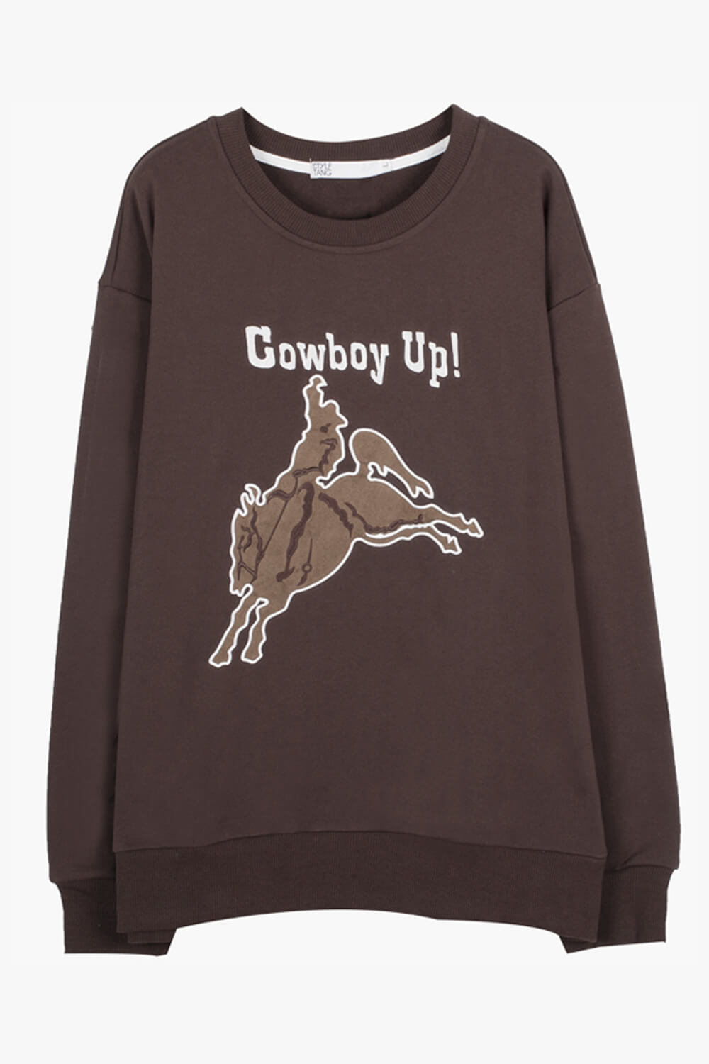 Cowboy Up Brown Sweatshirt Cowboy Up Brown Sweatshirt