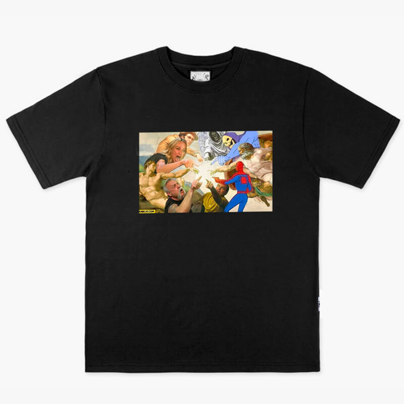 Creation of Adam Meme Aesthetic T-Shirt Creation of Adam Meme Aesthetic T-Shirt
