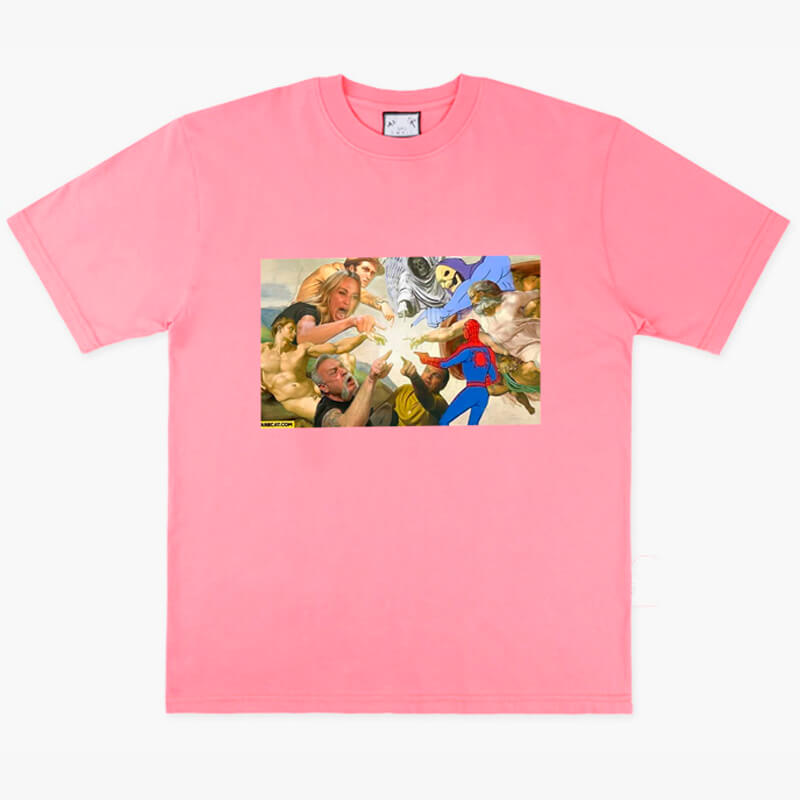 Creation of Adam Meme Aesthetic T-Shirt Creation of Adam Meme Aesthetic T-Shirt