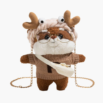 Cute Chipmunk Plush Messenger Mag Cute Chipmunk Plush Messenger Mag