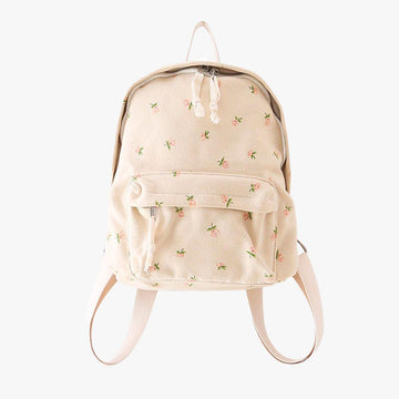 Cute Floral Soft Girl Backpack