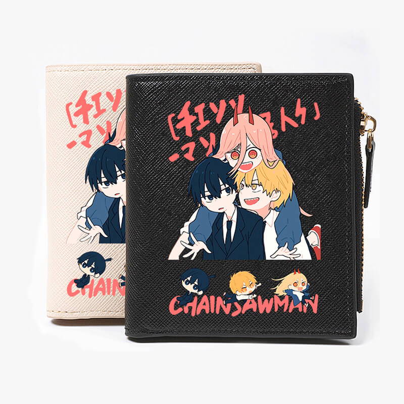 Cute Hayakawa Family Wallet Chainsaw Man Trio Cute Hayakawa Family Wallet Chainsaw Man Trio