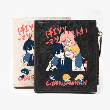 Cute Hayakawa Family Wallet Chainsaw Man Trio