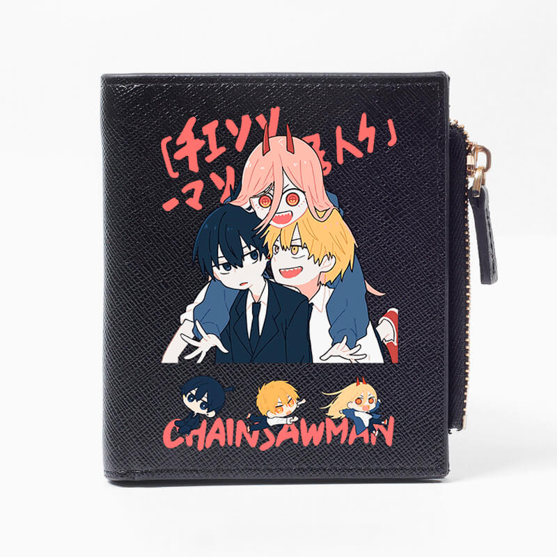 Cute Hayakawa Family Wallet Chainsaw Man Trio Cute Hayakawa Family Wallet Chainsaw Man Trio