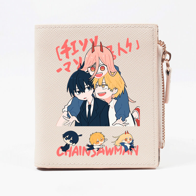 Cute Hayakawa Family Wallet Chainsaw Man Trio Cute Hayakawa Family Wallet Chainsaw Man Trio