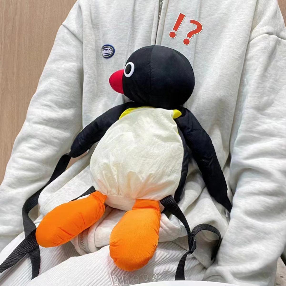 Cute Pingu Penguin Backpack - Aesthetic Clothes Shop Cute Pingu Penguin Backpack - Aesthetic Clothes Shop