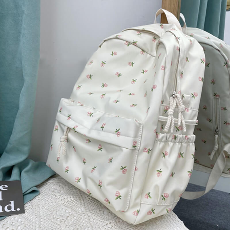 Cute Pink Roses Student Backpack Cute Pink Roses Student Backpack