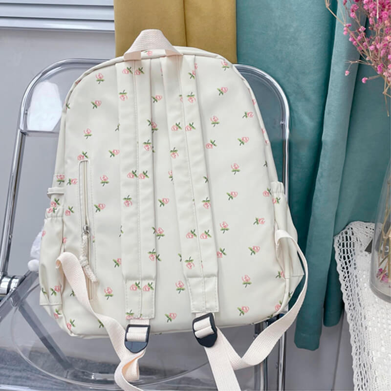 Cute Pink Roses Student Backpack Cute Pink Roses Student Backpack