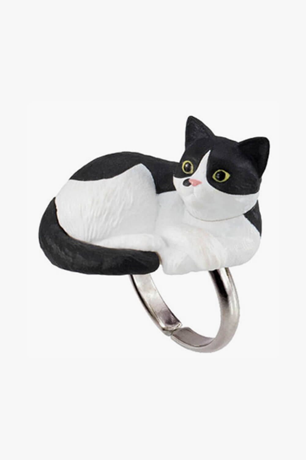 Cute Sleeping Cat Ring Gacha Toy