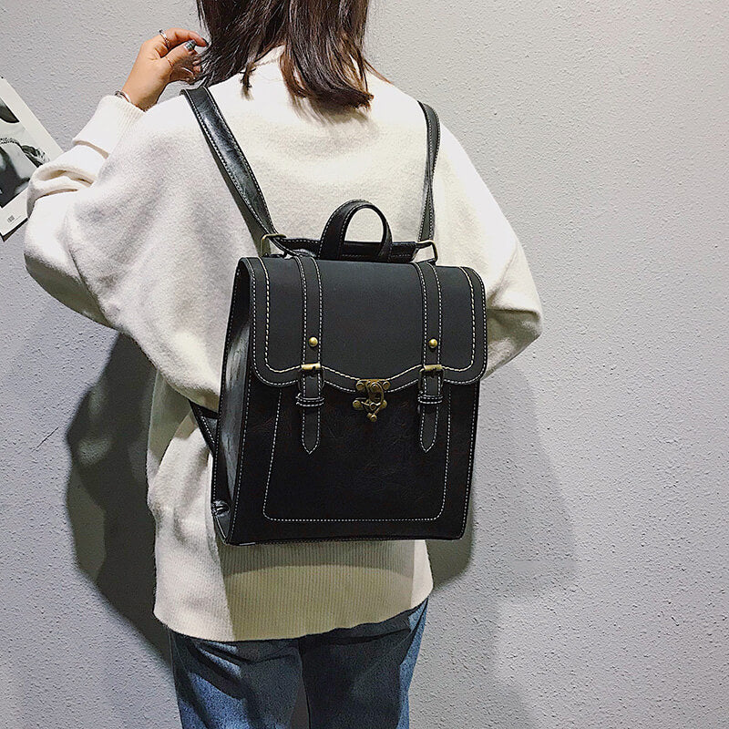 Dark Academia Backpack Vintage Locker Dark Academia Backpack Vintage Locker