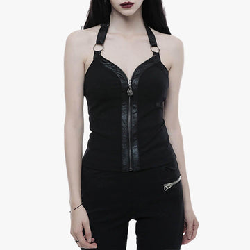Dark Fashion Goth Corset Vest - Aesthetic Clothes Shop Dark Fashion Goth Corset Vest - Aesthetic Clothes Shop