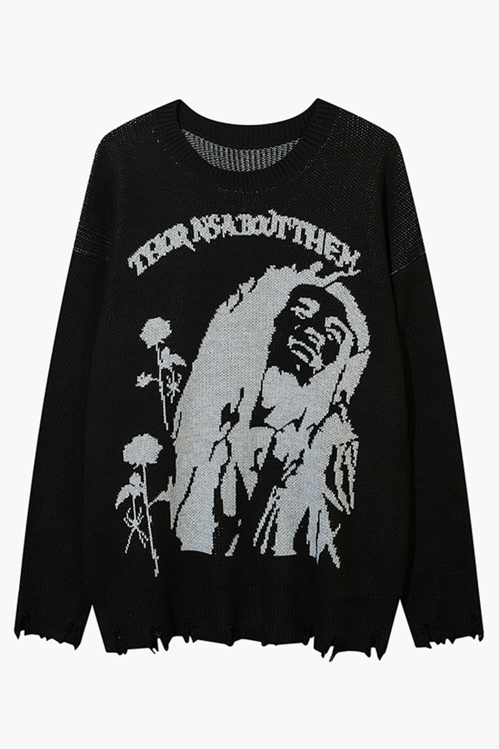 Dark Grunge Sweater Thorns About Them Dark Grunge Sweater Thorns About Them