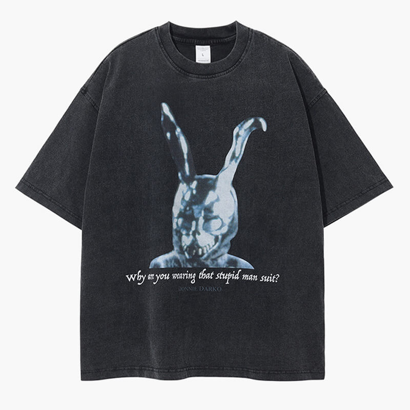 Donnie Darko Rabbit T-Shirt Gloomy Aesthetic Fashion Donnie Darko Rabbit T-Shirt Gloomy Aesthetic Fashion