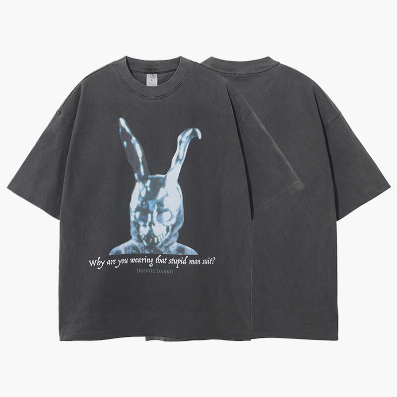 Donnie Darko Rabbit T-Shirt Gloomy Aesthetic Fashion Donnie Darko Rabbit T-Shirt Gloomy Aesthetic Fashion