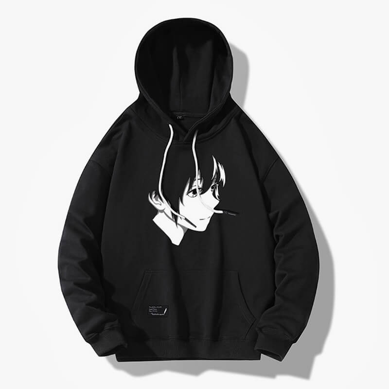 Hoodies and Heroes: Rocking Anime Black Hoodie Outfits Like a Pro