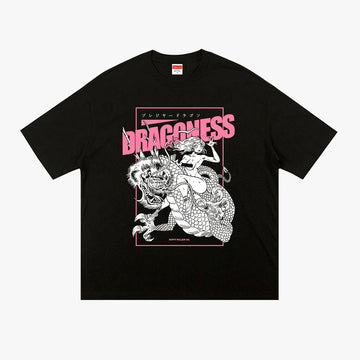 Dragoness Retro Anime T-Shirt - Aesthetic Clothes Shop Dragoness Retro Anime T-Shirt - Aesthetic Clothes Shop