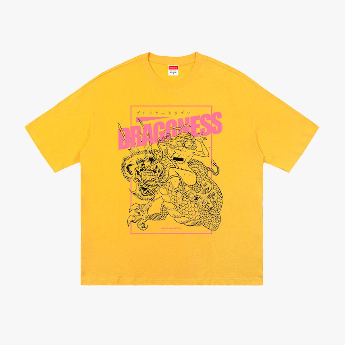 Dragoness Retro Anime T-Shirt - Aesthetic Clothes Shop Dragoness Retro Anime T-Shirt - Aesthetic Clothes Shop