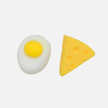 Egg and Cheese Earrings Food Aesthetic