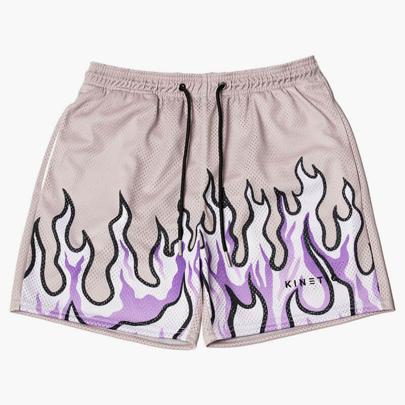 Flame Aesthetic Basketball Shorts Unisex Flame Aesthetic Basketball Shorts Unisex