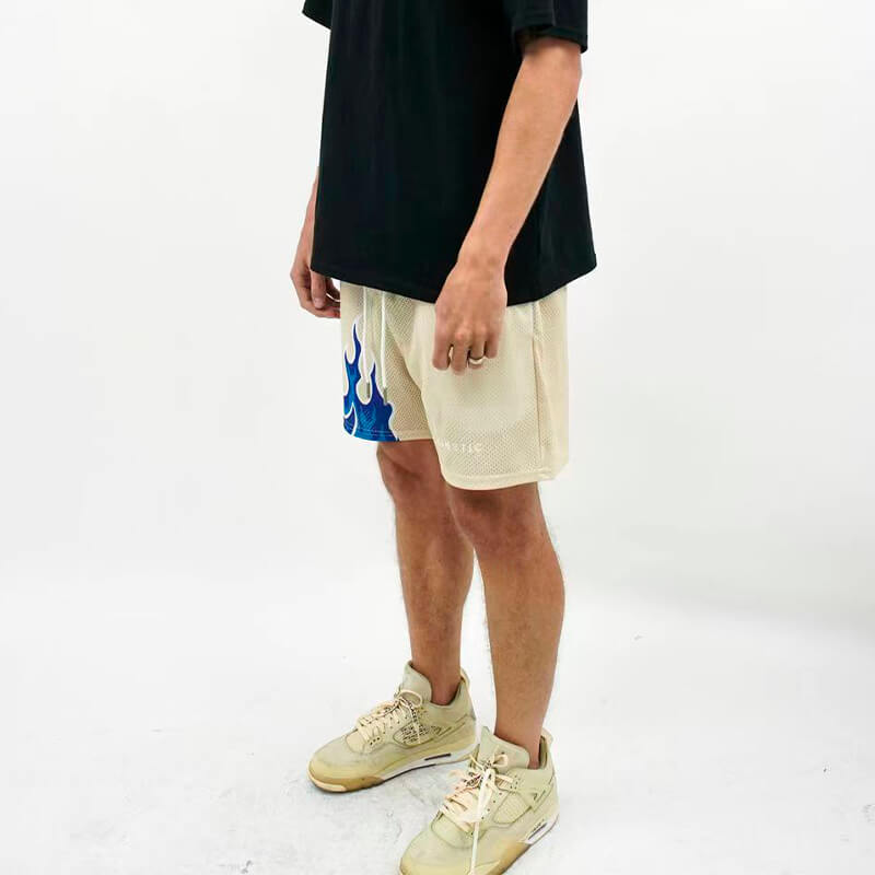 Flame Aesthetic Basketball Shorts Unisex Flame Aesthetic Basketball Shorts Unisex