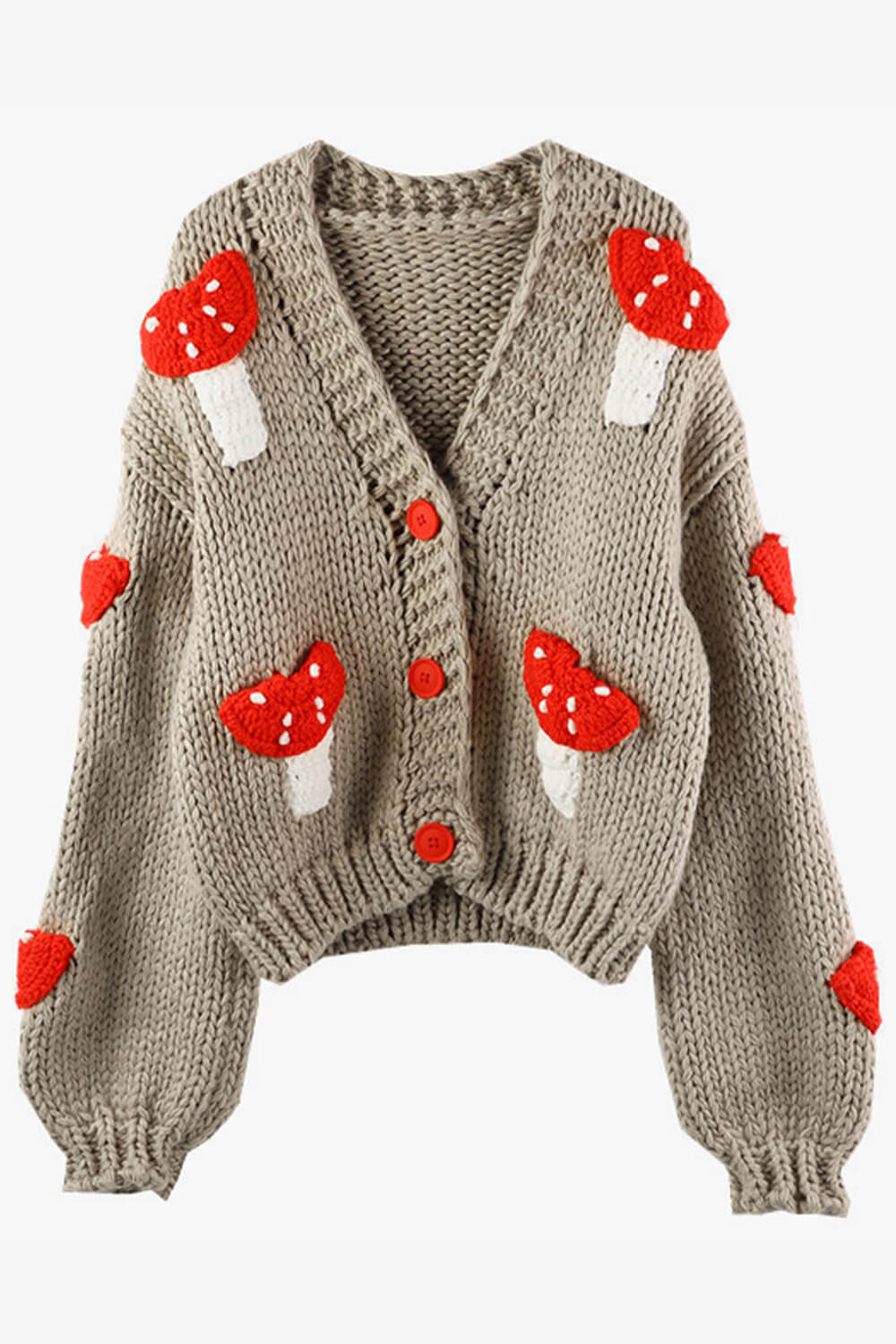 Fly Agaric Cardigan Crochet Aesthetic Fly Agaric Cardigan Crochet Aesthetic
