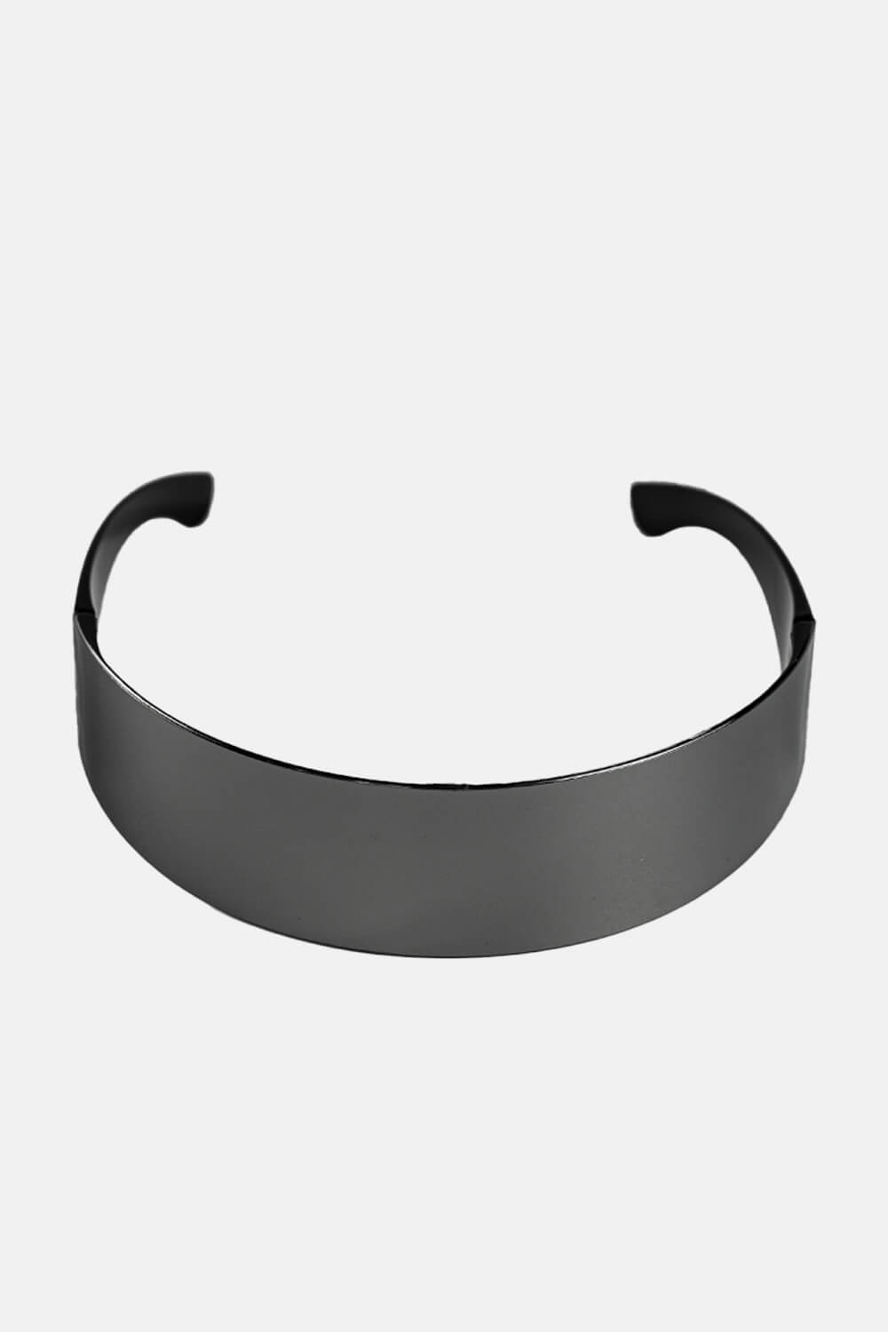 Futuristic Y2K Black Mono Glasses Futuristic Y2K Black Mono Glasses