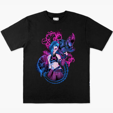 Gamer Girl Aesthetic Jinx T-Shirt League of Legends Gamer Girl Aesthetic Jinx T-Shirt League of Legends
