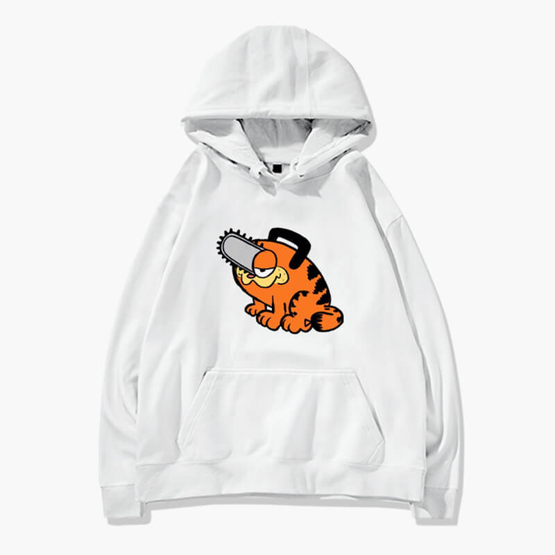 Garfield Pochita Hoodie Chainsaw Man Garfield Pochita Hoodie Chainsaw Man