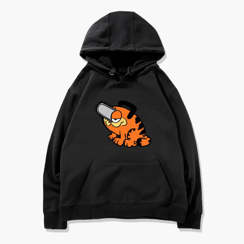 Garfield Pochita Hoodie Chainsaw Man Garfield Pochita Hoodie Chainsaw Man