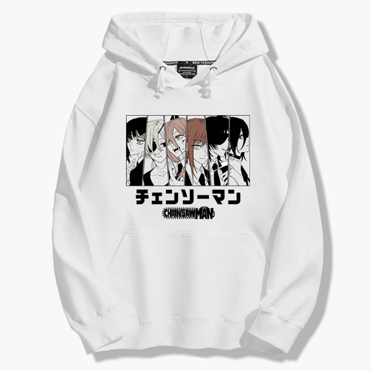 Girl Characters Chainsaw Man Hoodie - Aesthetic Clothes Shop Girl Characters Chainsaw Man Hoodie - Aesthetic Clothes Shop