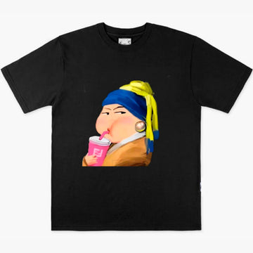 Girl with a Pearl Earring T-Shirt Meme Aesthetic Girl with a Pearl Earring T-Shirt Meme Aesthetic