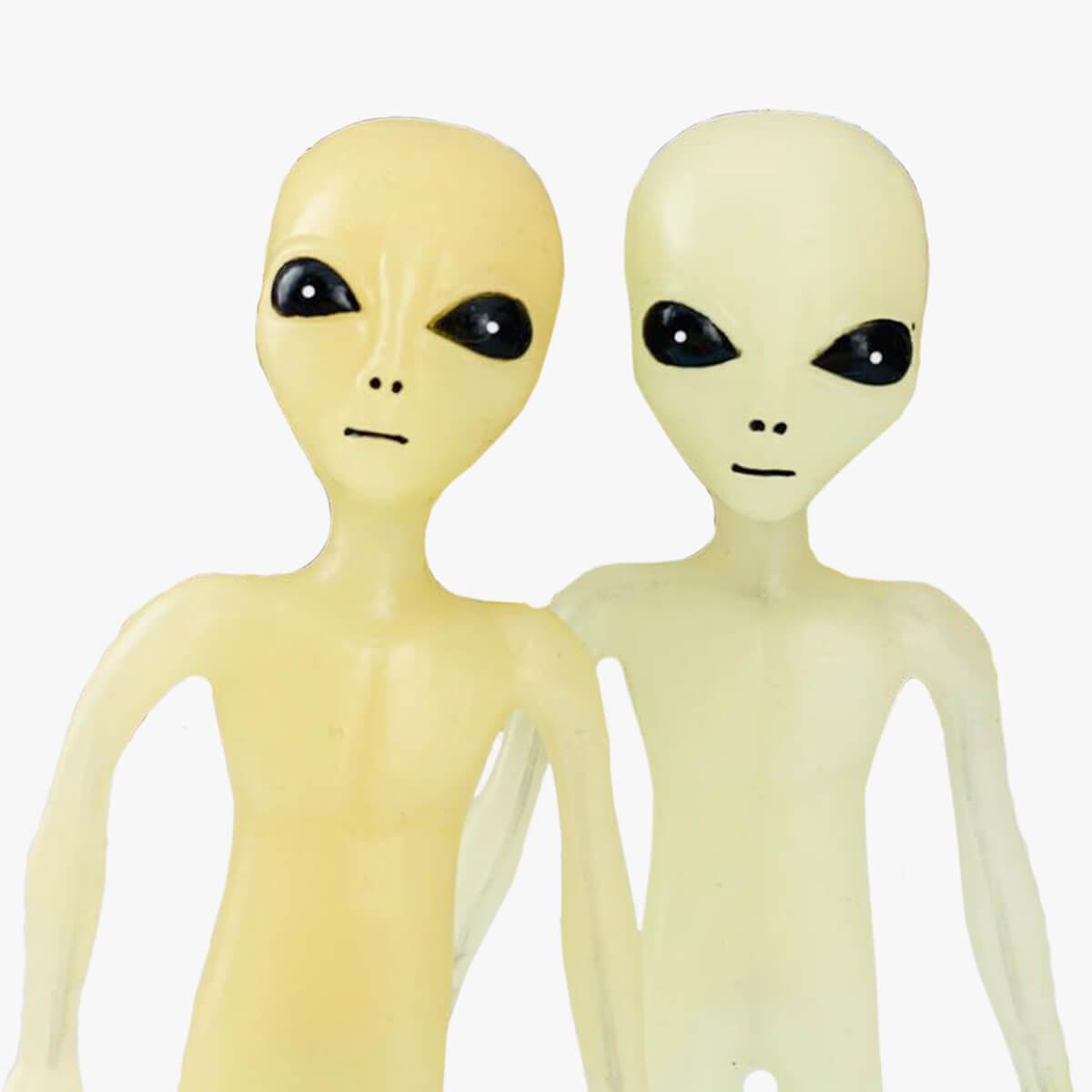 Glow in the Dark Alien Toy Keychain - Aesthetic Clothes Shop Glow in the Dark Alien Toy Keychain - Aesthetic Clothes Shop