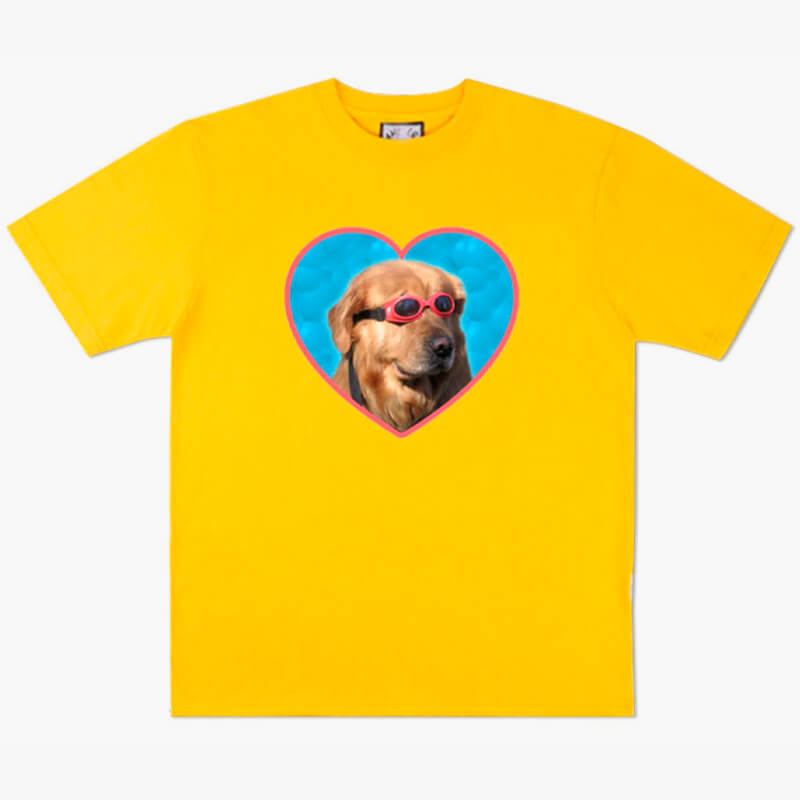 Golden Retriever Dog In Swimming Goggles T-Shirt Memecore Golden Retriever Dog In Swimming Goggles T-Shirt Memecore